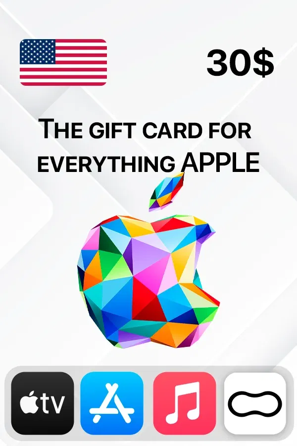 App Store & iTunes $30 США