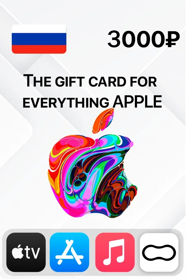 Buy Apple Store & iTunes 3000 RUB Russia Gift Card