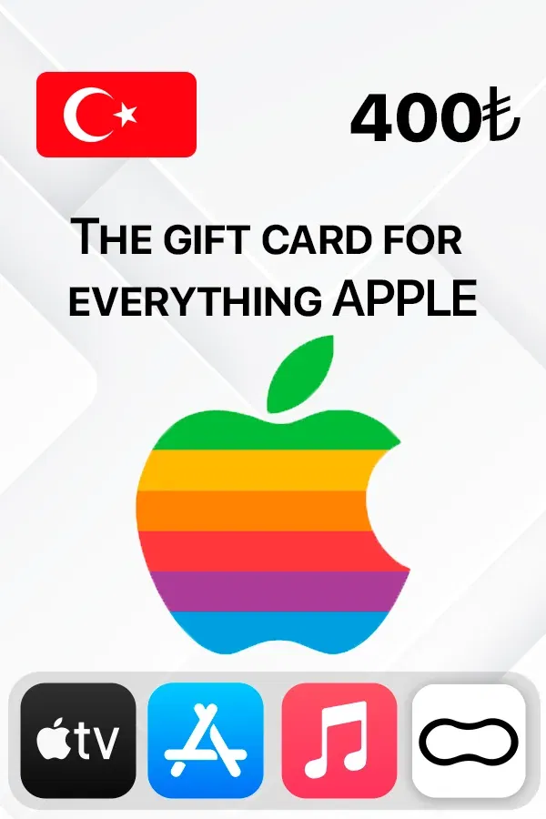 Buy Apple Store & iTunes 400 TL Turkey Gift Card
