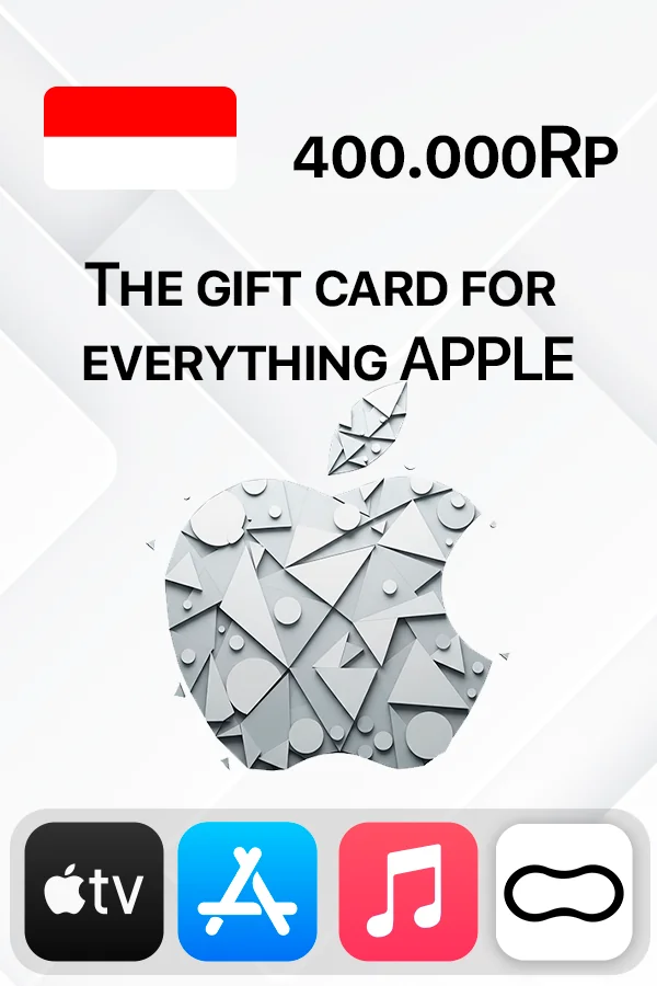 Buy Apple Store & iTunes Gift Card 400.000 IDR Indonesia