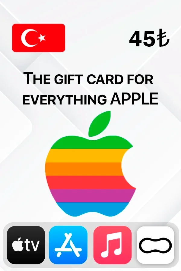 Купить Подарочная карта Apple Store & iTunes 45 TL Турция