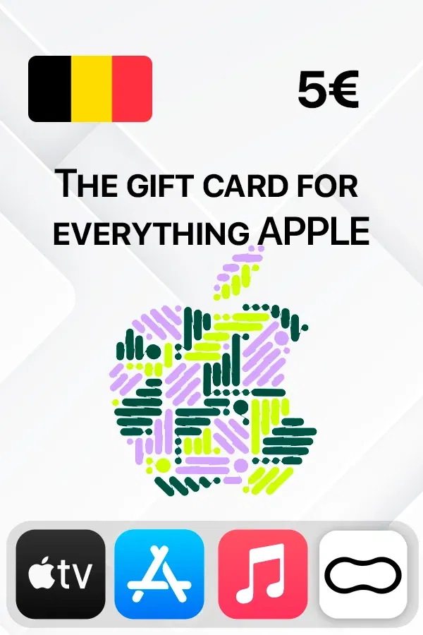 Buy Apple Store & iTunes Gift Card €5 EUR Belgium