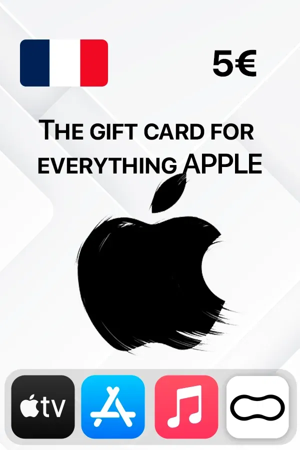 Купить Подарочная карта Apple Store & iTunes €5 EUR Франция