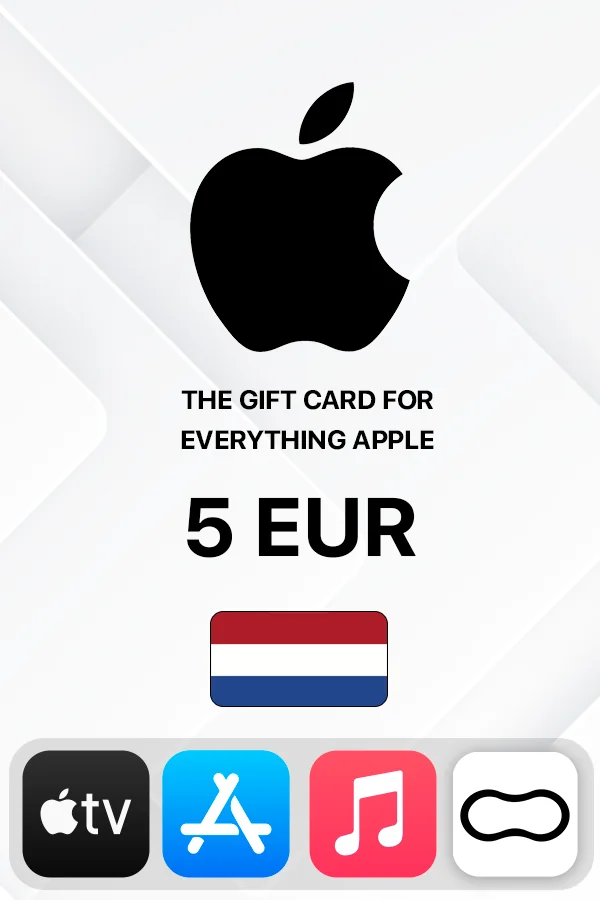 Подарочная карта Apple iTunes 5 EUR (Нидерланды)