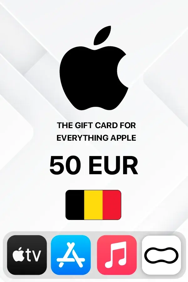 Подарункова карта Apple iTunes 50 EUR (Бельгія)