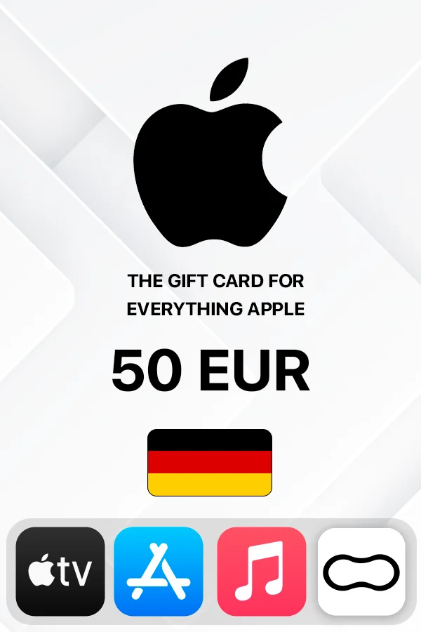 Подарункова карта Apple iTunes 50 EUR (Німеччина)