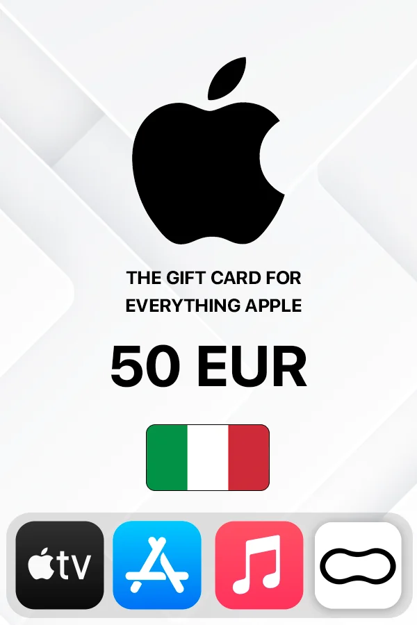 Подарочная карта Apple iTunes 50 EUR (Италия)