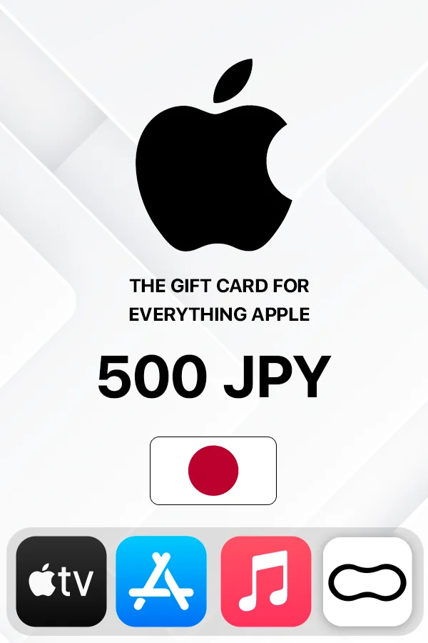 Apple iTunes Gift Card 500 JPY (Japan)