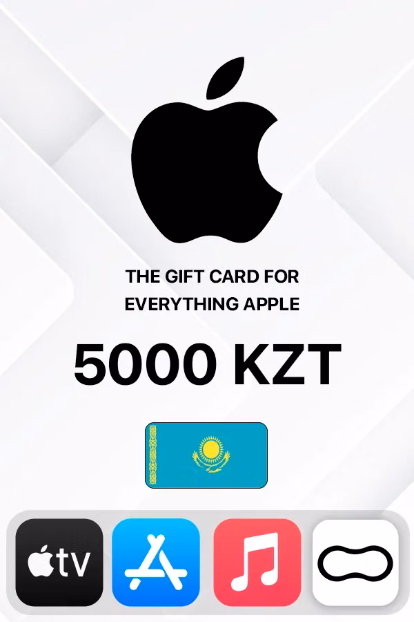 Подарочная карта Apple iTunes 5000 KZT (Казахстан)