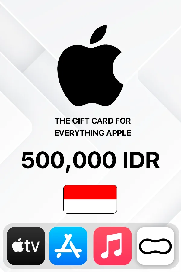 Apple iTunes Gift Card 500,000 IDR (Indonesia)