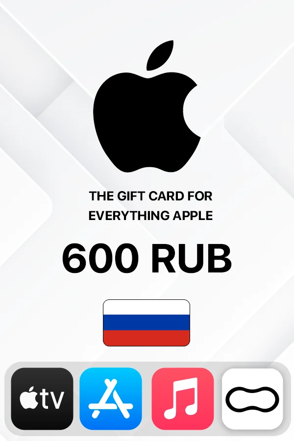600 RUB Apple iTunes Russia