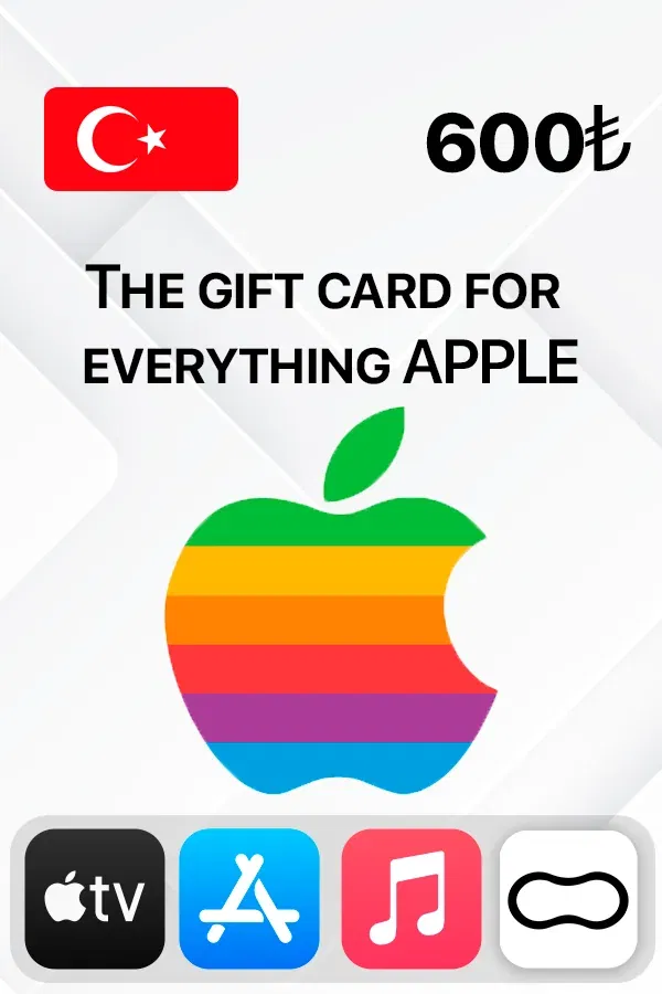 Buy Apple Store & iTunes 600 TL Turkey Gift Card