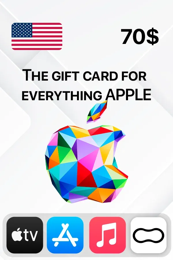 App Store & iTunes $70 США