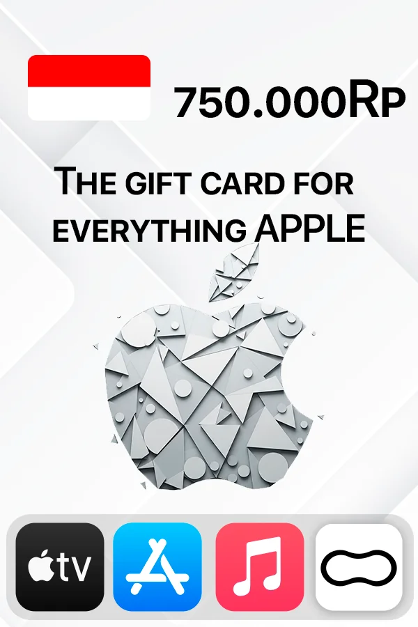 Buy Apple Store & iTunes Gift Card 750.000 IDR Indonesia