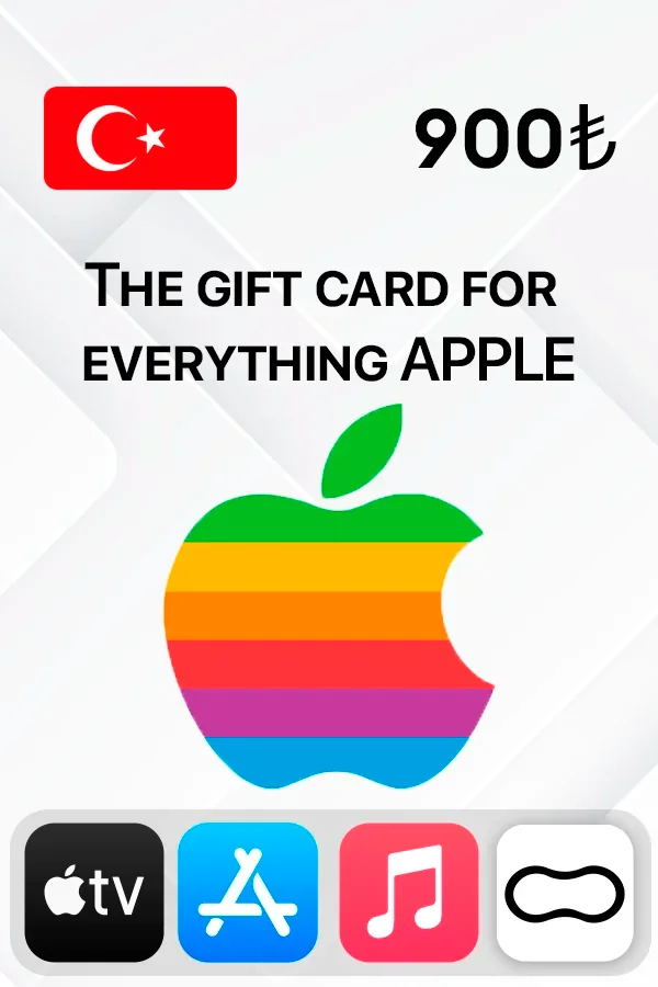 Купить Подарочная карта Apple Store & iTunes 900 TL Турция