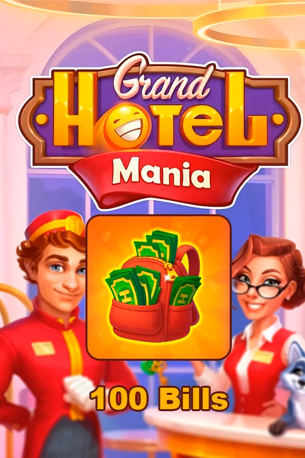 Buy Average bundle of bills (100) for Grand Hotel Mania by ID