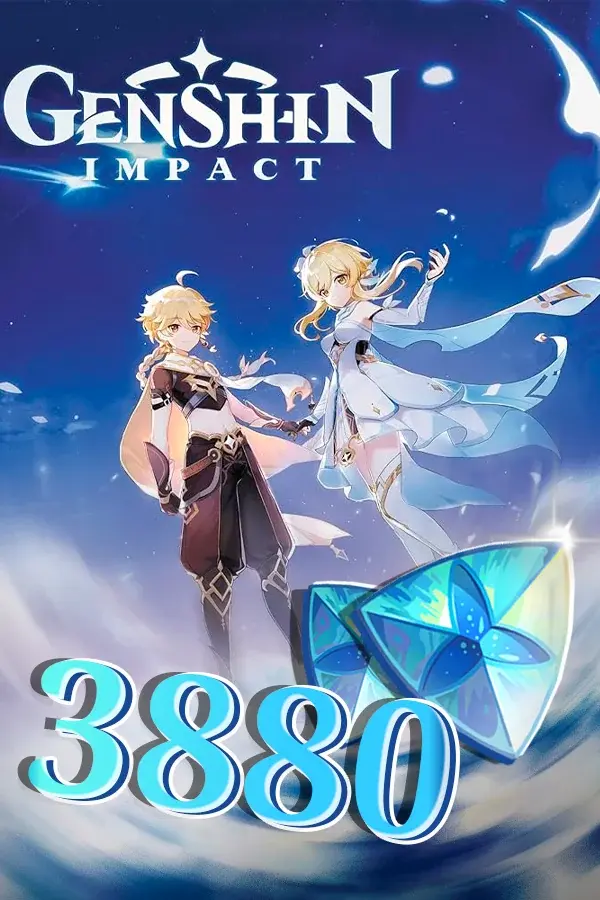 3280+600 Кристаллов Сотворения Genshin Impact по ID (Global)