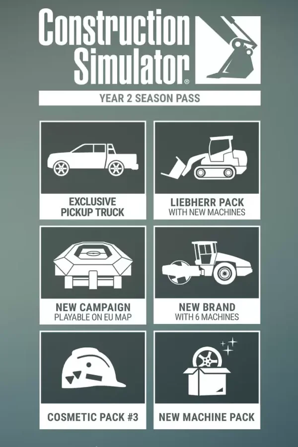Construction Simulator - Year 2 Season Pass Steam key CIS WITHOUT BY