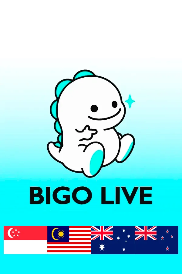 Buy Diamonds Top-UP for BIGO LIVE by ID for SG/MY/AU/NZ