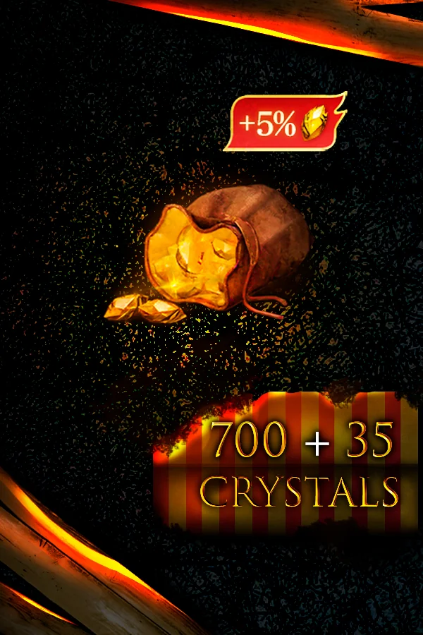 Buy 700 + 35 Crystals Dragonheir: Silent Gods by ID