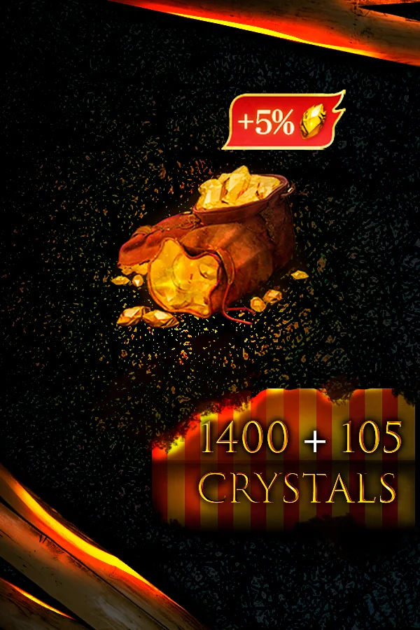 Buy 1400 + 105 Crystals Dragonheir: Silent Gods by ID