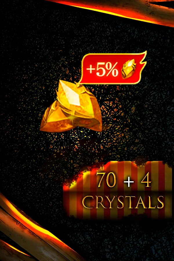 Buy 70 + 4 Crystals Dragonheir: Silent Gods by ID