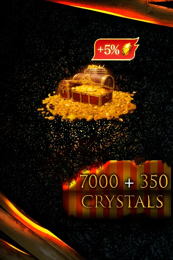 Купить 7000 + 350 Кристаллов для Dragonheir: Silent Gods по ID