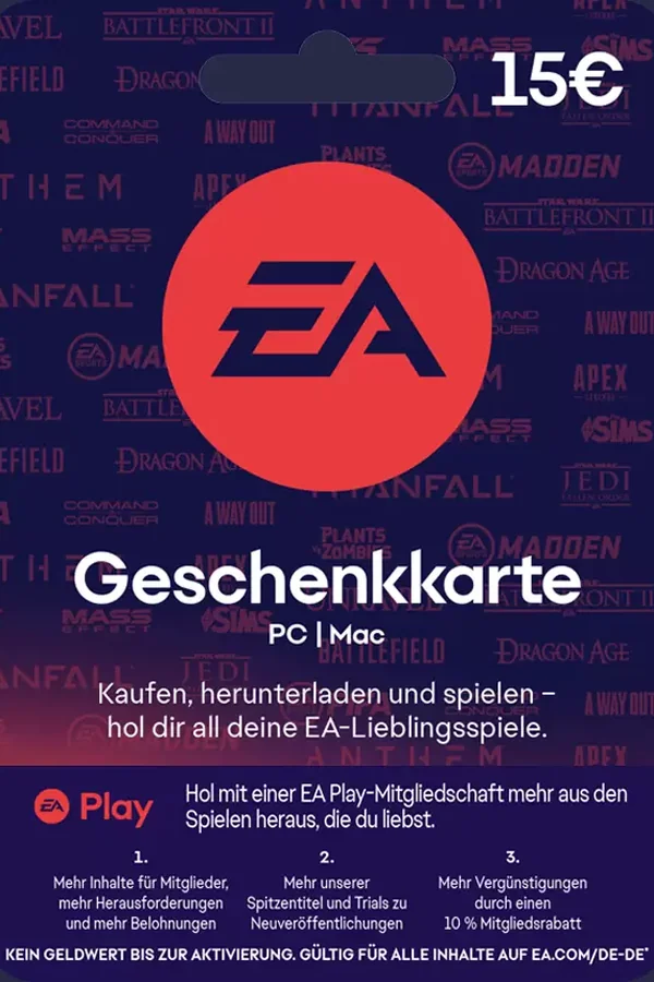 EA Gift Card €15