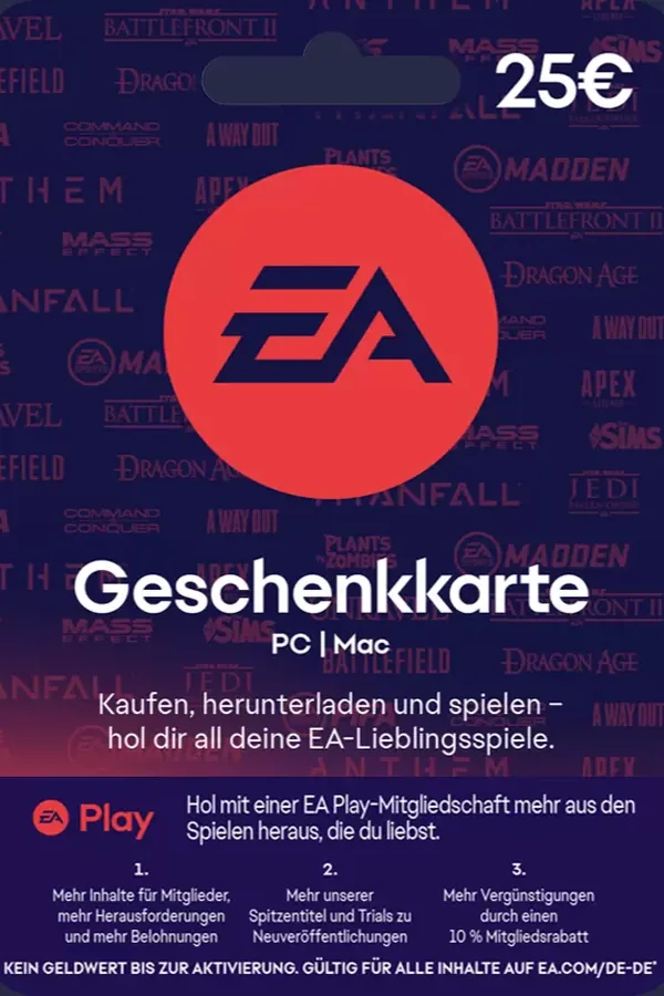 EA Gift Card €25
