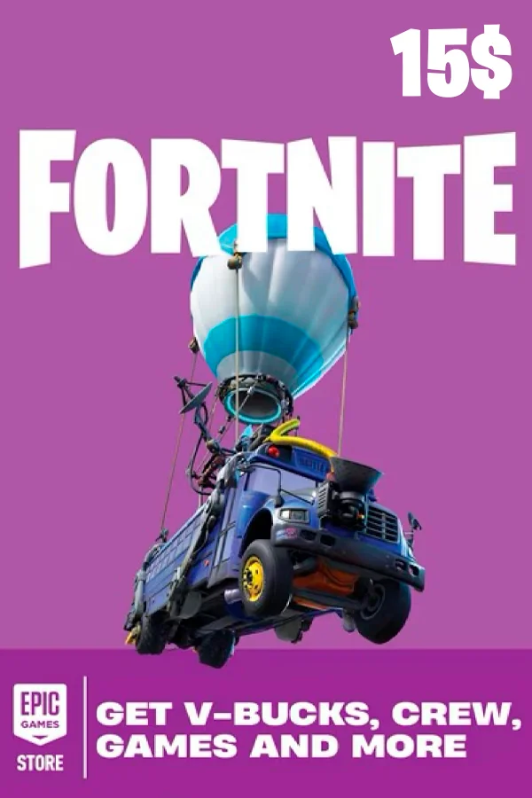 Fortnite 15 USD Подарочная карта