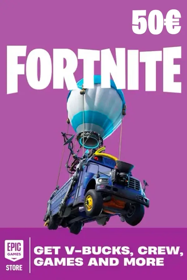 Купить Fortnite 50 EUR Подарочная карта Европа