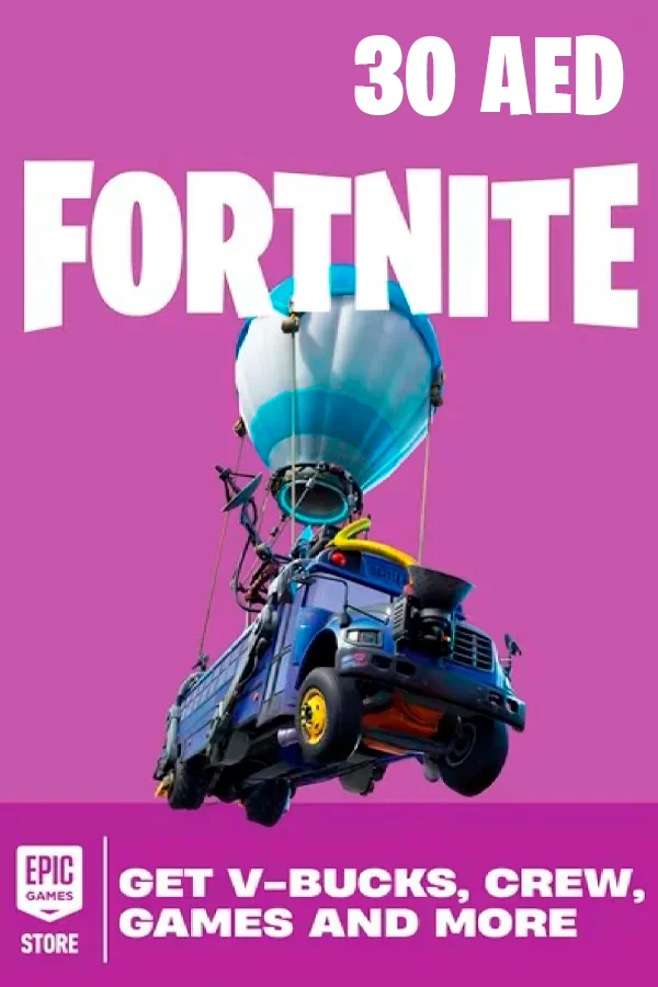 Fortnite Epic Games Store Gift Card 30 AED (UAE)