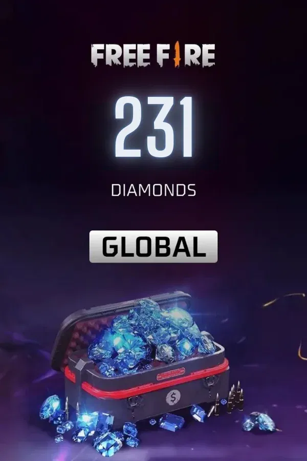 Free Fire 231 Diamond Gift card