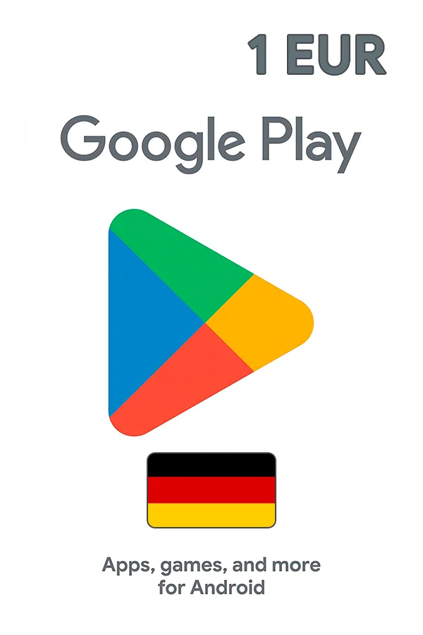 1 EUR Google Play Німеччина