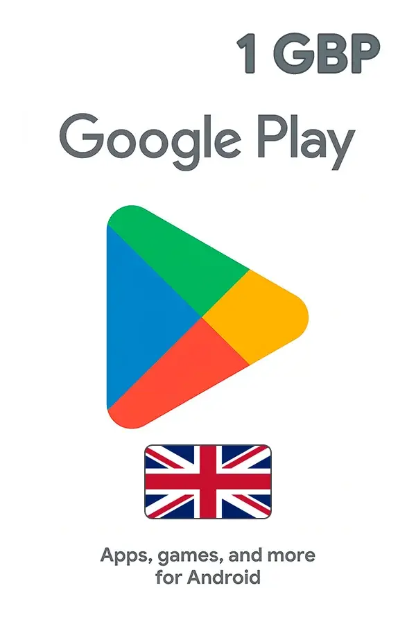 1 GBP Google Play United Kingdom