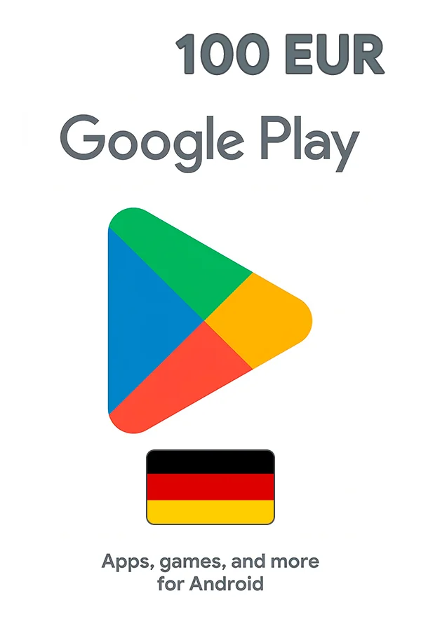 Подарочная карта Google Play 100 EUR (Германия)
