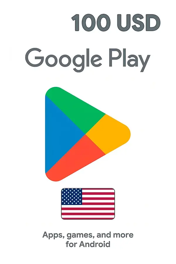 Подарочная карта Google Play 100 USD (США)