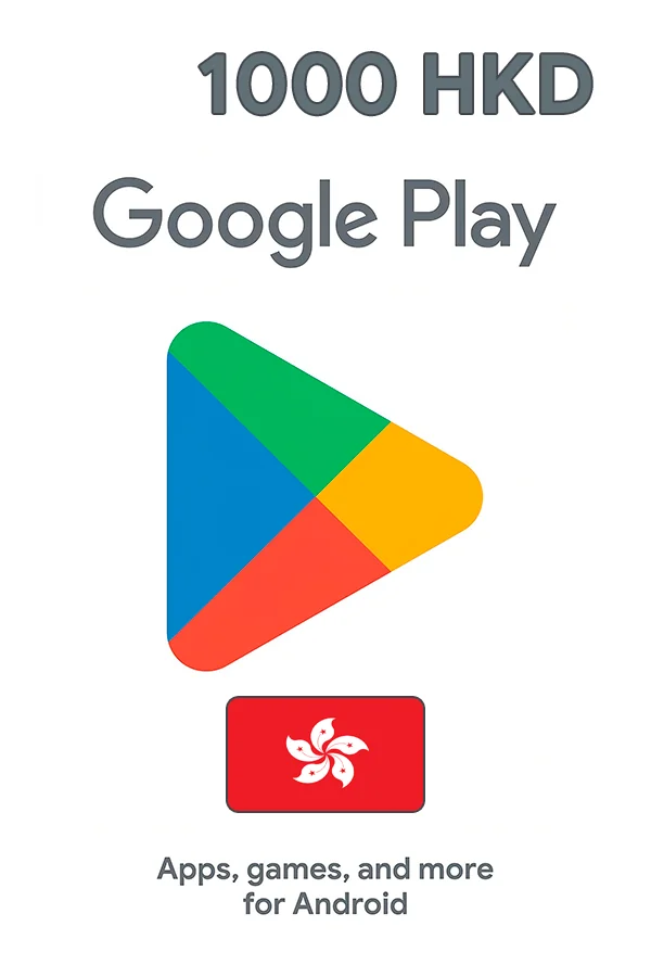 Google Play Gift Card 1000 HKD (Hong Kong)