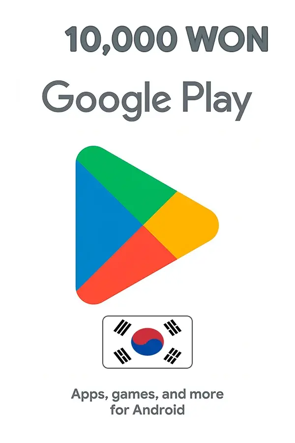 Google Play Gift Card 10,000 WON (Korea)