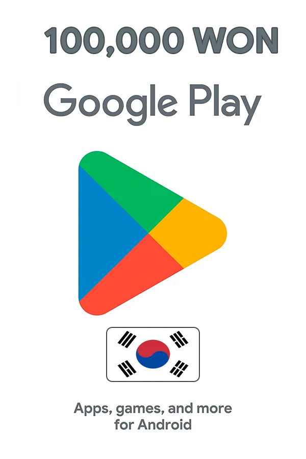 Google Play Gift Card 100,000 WON (Korea)