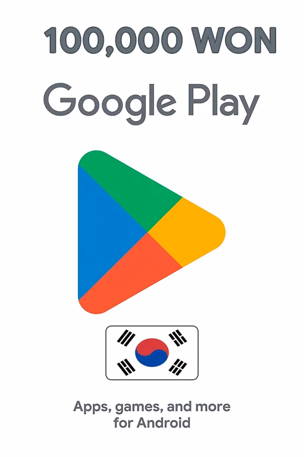 Google Play Gift Card 100,000 WON (Korea)