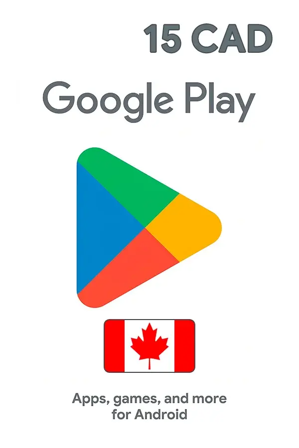 Google Play Gift Card 15 CAD (Canada)
