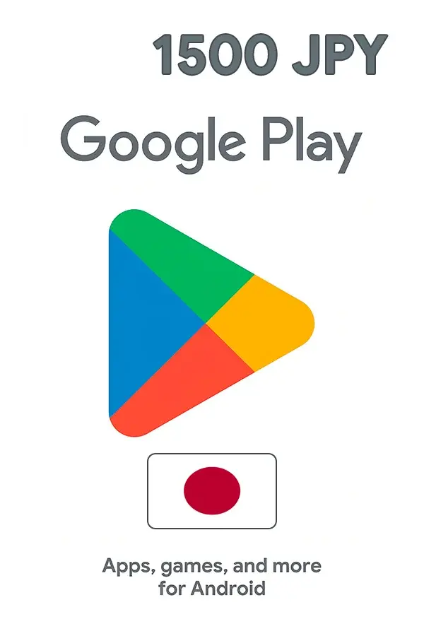 Google Play Gift Card 1500 JPY (Japan)