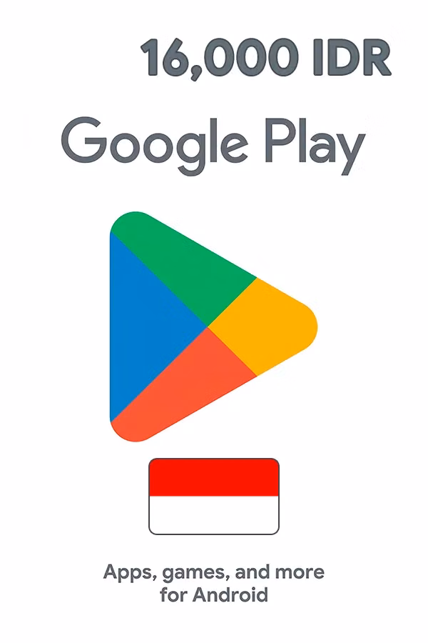 16,000 IDR Google Play Indonesia
