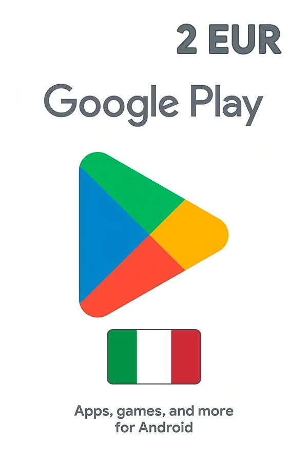 Google Play Gift Card 2 EUR (Italy)