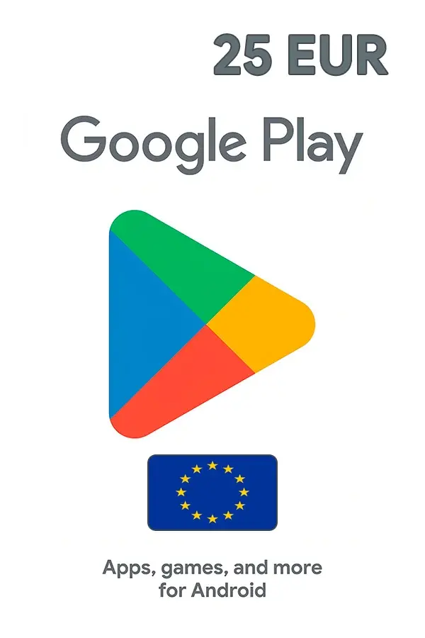 Google Play Gift Card 25 EUR (Europe)