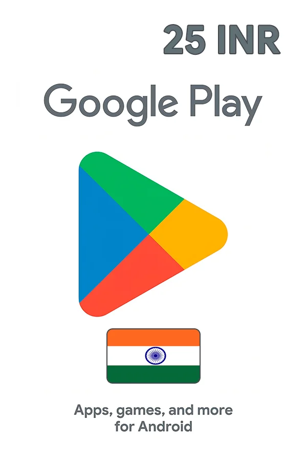 25 INR Google Play Індія