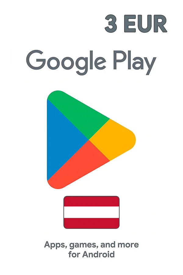 3 EUR Google Play Austria