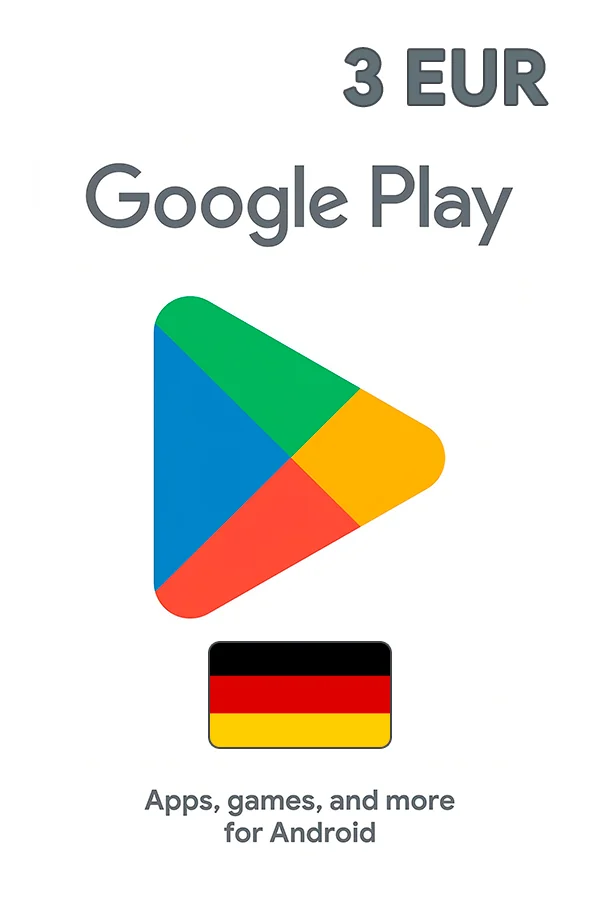 Google Play Gift Card 3 EUR (Germany)