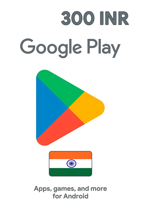 300 INR Google Play Індія